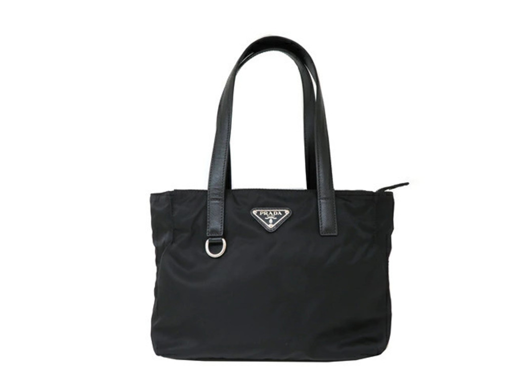 Prada Bag Handbag Calf Black